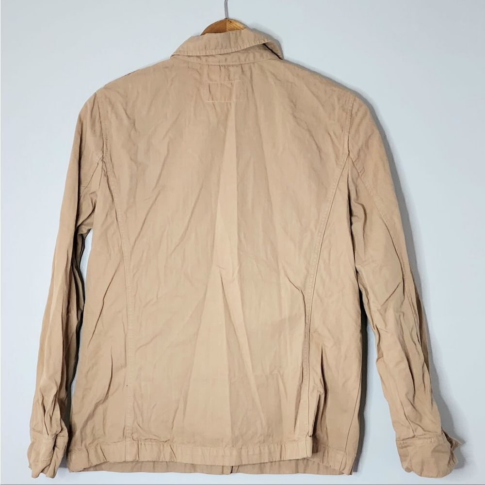 J Crew twill jacket women's size 8 chino khaki - Picture 4 of 7